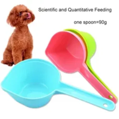 1 Pcs High Quality Pet Feeding Shovel Plastic Cat Food Dog Food Pet Supplies Feeding Spoon Dog Food Shovel