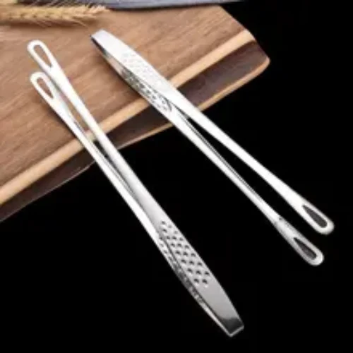 Stainless steel food tongs long handle non-slip barbecue tongs steak tongs kitchen cooking tool accessories