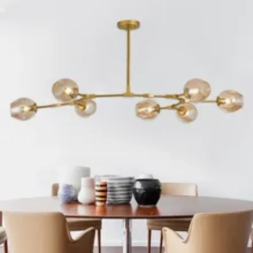 Vintage Loft Industrial Nordic Chandelier For Dining Kitchen Stair Black/gold Suspension Luminaire Modern Chandelier Lighting